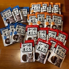 猫のエサ パウチのやわらかいえさの画像