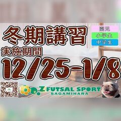 この冬で上手くなろう！Zの冬期講習実施決定！【単発型サッカ…