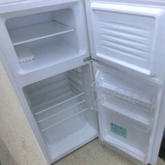 冷蔵庫 2ドア 121L 2016年製 ハイアール JR-N121A 100Lクラス ホワイト 白 Haier 札幌 西野店の画像