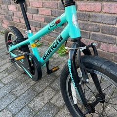 Bianchi ビアンキ　XR16 子供用自転車 16インチ ミントグリーン の画像