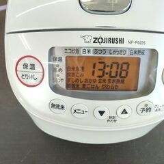 象印 圧力IH炊飯器 3合炊き NP-RN05 2022年製 圧力IH炊飯ジャー 極み炊き ホワイト 白 ZOJIRUSHI 札幌 北20条店の画像