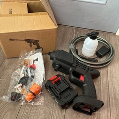 高圧洗浄機　新品　コードレス　未使用の画像