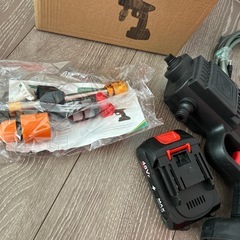 高圧洗浄機　新品　コードレス　未使用の画像