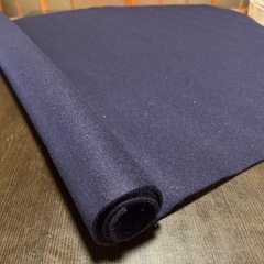 【美品】最高級 嵯峨毛氈 全判サイズ 厚み2mm 紺色 書道用下敷の画像