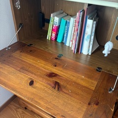 カントリー調勉強机②の画像