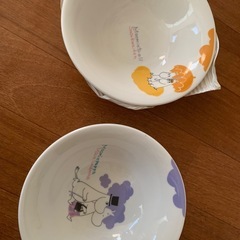 ⭐︎未使用　ムーミンのお皿2つセットの画像