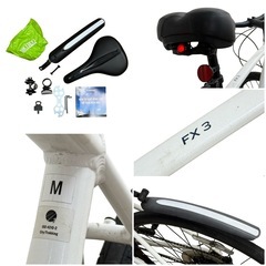 ◯TREK FX3 DISC トレック 2022年モデル クロスバイク シマノDEORE 10S ディスク カーボンフォーク ボントレガー 700×32 M ジモティ姫路の画像