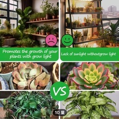 144LED フルスペクトルライト 3個セット新品訳ありの画像