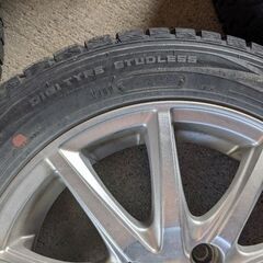 スタッドレス　タント　ミラー　ダイハツ　アルミ　ホイール　タイヤ　４本　セット　ダンロップ　155/65R14 750　軽自動車　2011年の画像