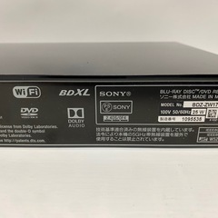 SONY BDZ-ZW1700 ブルーレイレコーダー　2020年製の画像