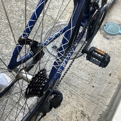 イオンバイク購入　クロスバイク　ノトス　700C　21段変速　アルミフレーム 　の画像