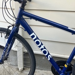 イオンバイク購入　クロスバイク　ノトス　700C　21段変速　アルミフレーム 　の画像