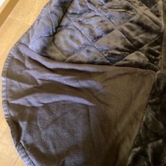 こたつ布団　正方形　ブラウン　本日終了します。の画像