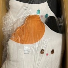 均一価格⭐️超ビッグ！ふわふわしっぽのミケねこさんのぬいぐるみ⭐️ おまとめはがんがんお値引き！！の画像