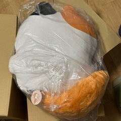 均一価格⭐️超ビッグ！ふわふわしっぽのミケねこさんのぬいぐるみ⭐️ おまとめはがんがんお値引き！！の画像