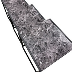 大理石柄　ネストテーブル　3つセットの画像