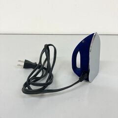 stp-3633　省エネミニアイロン　感知くん　紺　アイロン　海外で使用可能なアダプター付　コンパクト　自動温度調節機能内臓　コード付　ポーチ無しの画像