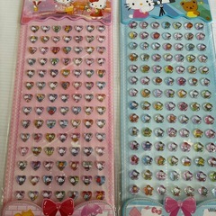 ラブブ、キティミニアクリルシールの画像