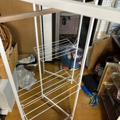 5面折りたたみ洗濯干しの画像