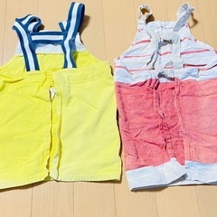 子供エプロン 2枚組の画像