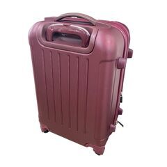 拡張 キャリーケース 旅行バッグ えんじ色 四輪 高さ50㎝ 幅32㎝ 奥行22㎝ 鍵欠品 一泊二日 札幌 東区 の画像