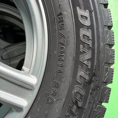 スタッドレスタイヤ4本ホイール付バリ溝　金沢市or津幡町　多少の値下げあり　の画像