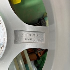 スタッドレスタイヤ4本ホイール付バリ溝　金沢市or津幡町　多少の値下げあり　の画像