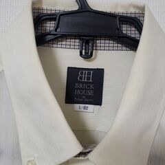 ボタンダウンシャツ(メンズ)-薄黄色＜BRICH HOUSE＞の画像