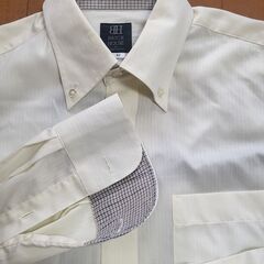 ボタンダウンシャツ(メンズ)-薄黄色＜BRICH HOUSE＞の画像