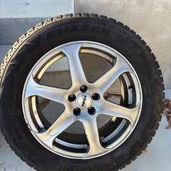 ブリザック　DM-V2 225/60R70 + rial アルミホイール　4本セットの画像