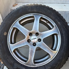 ブリザック　DM-V2 225/60R70 + rial アルミホイール　4本セットの画像