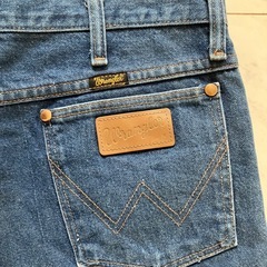 ラングラー ジーンズ W33 カウボーイ デニム インディゴ ブルー ジーパン の画像