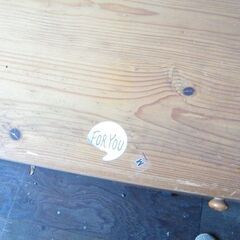 学習机　中古　カギ無し　ワゴンつまみ　1個無の画像