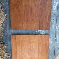 ¥0 テーブル　天板　木製　2枚　　の画像