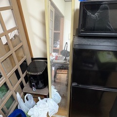 【すべて0円】家具5点セット！セミダブルベッド・ソファ・テーブル・全身鏡【急募】の画像