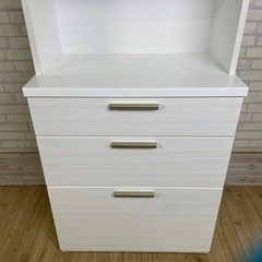 ＊美品＊ニトリ ダイニングボード 食器棚 /ソレル 70DB ホワイトの画像