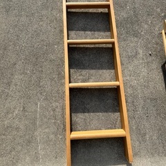 木製二段ベッド　上段のみですの画像