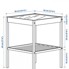 IKEA  ネスナ　サイドテーブルの画像