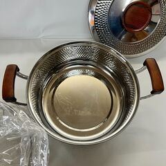 両手鍋 蒸し鍋　ステンレス製 の画像