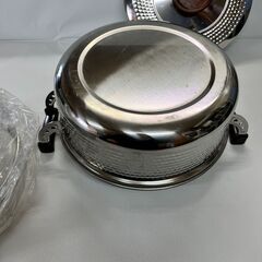 両手鍋 蒸し鍋　ステンレス製 の画像