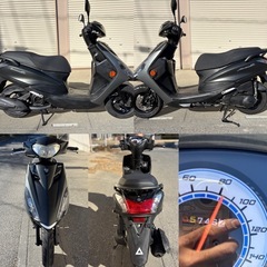 ⭐️走行少❗️アクシスZ125低燃費FIモデル⭐️プラグ・オイルなど新品交換で快調⭐️原付2種スクーター⭐️の画像