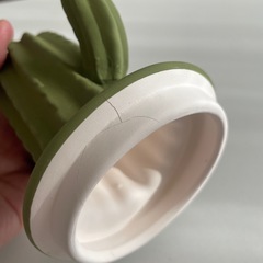 【未使用】陶器エコ加湿器 気化式 サボテン🌵の画像