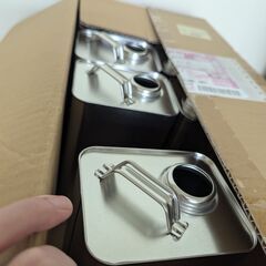 新品の角缶（空缶）セット ※引取限定/バラ売り不可の画像