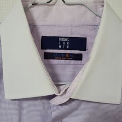 Yシャツ(メンズ)－薄紫色＜PERSON'S FOR MEN＞の画像