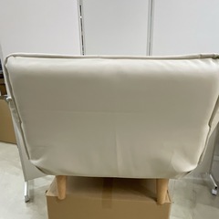 12DG2 ソファ 1人掛け リクライニング ホワイト の画像