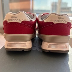 【美品】New Balance 313 赤 ベビーシューズ スニーカー 靴　12cmの画像