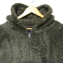 REPEZE3:N ボアパーカー /フリースジャケット ジップアップジャケット 茶 ブラウン  メンズLサイズの画像