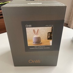 【未使用】陶器エコ加湿器 気化式 ウサギ🐰の画像