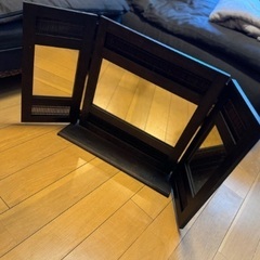 【美品】アンティーク風卓上ミラーの画像