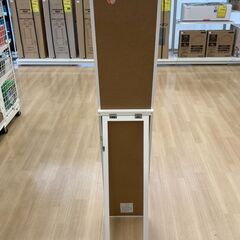 A-796【リユースのサカイ野々市店】ジモティ来店特価‼ 姿見 スタンドミラー 木製 ホワイト クリーニング済みの画像